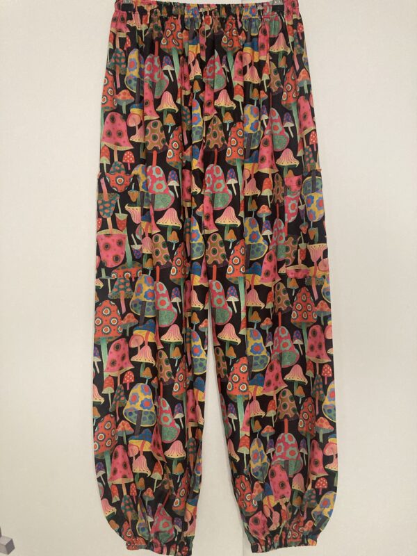 Mushroom Trousers Black - Image 2