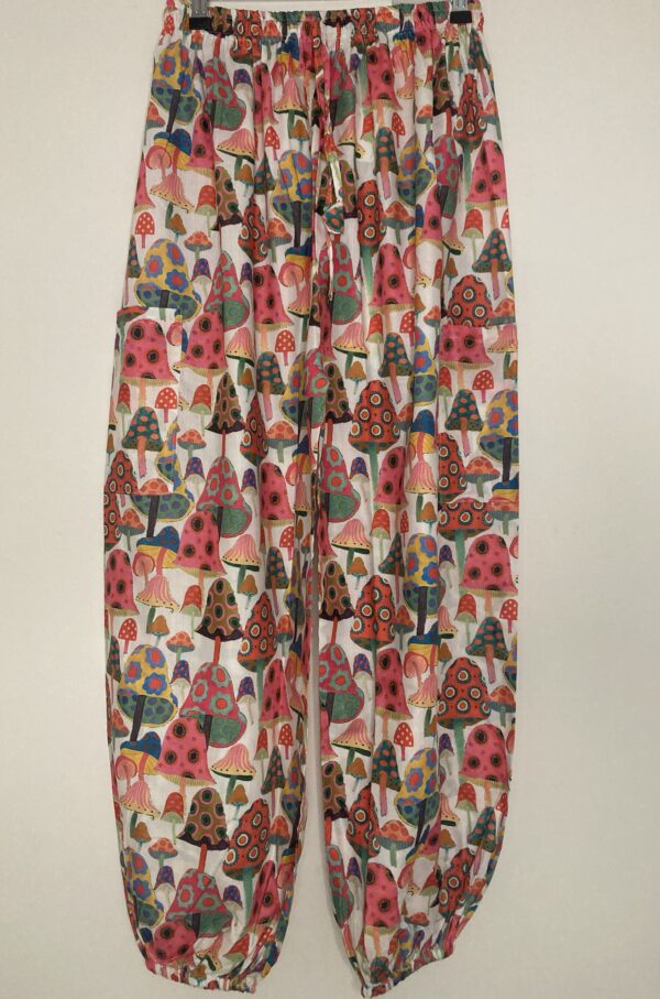 Mushroom Trousers White