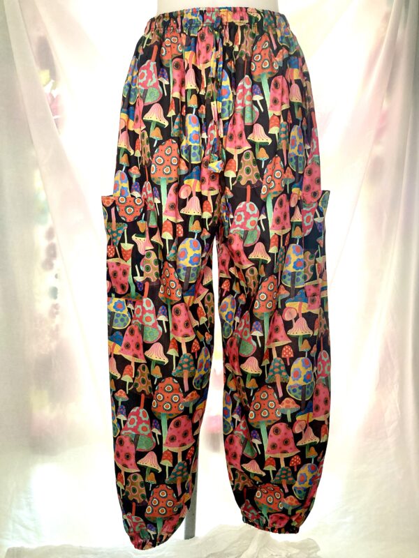 Mushroom Trousers Black - Image 4