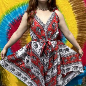 Jumpsuit Elephant Red