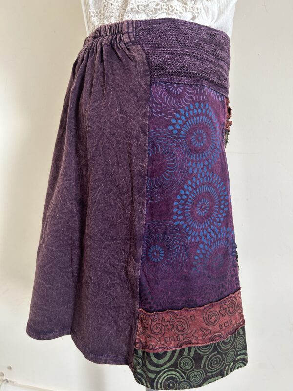 Bohemian Skirt Purple - Image 2