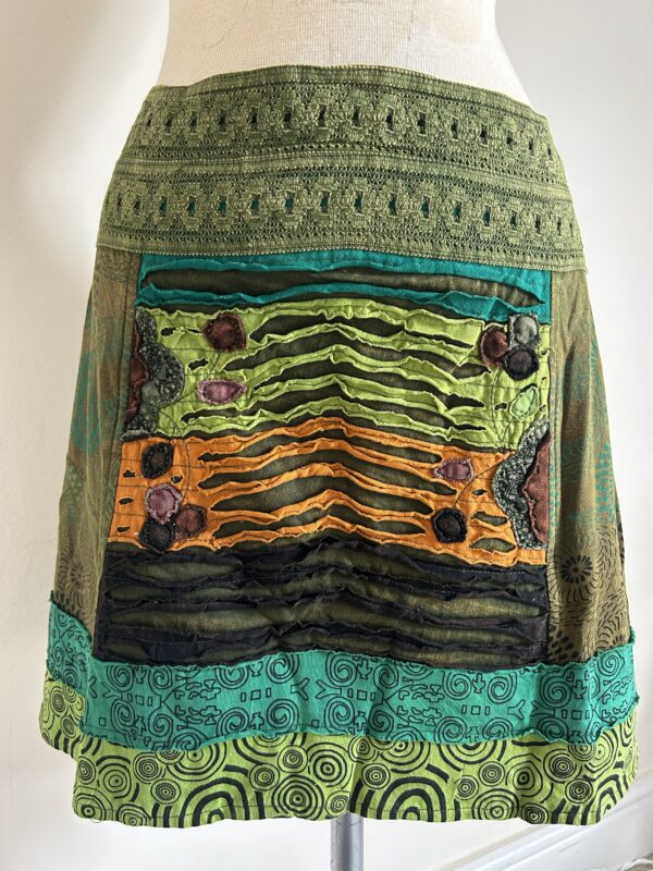 Bohemian Skirt Green