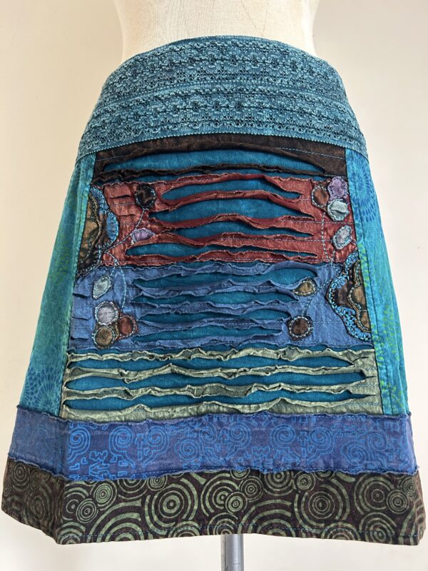Bohemian Skirt Blue