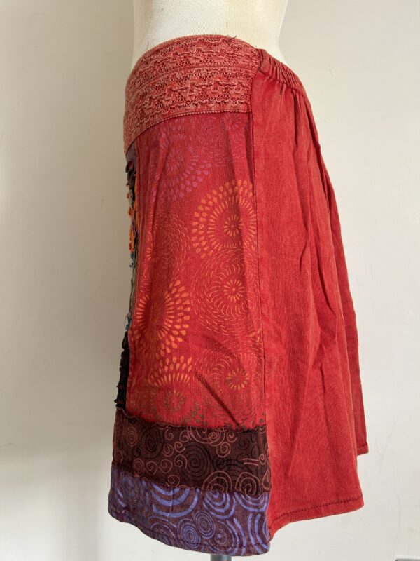Bohemian Skirt Orange - Image 2